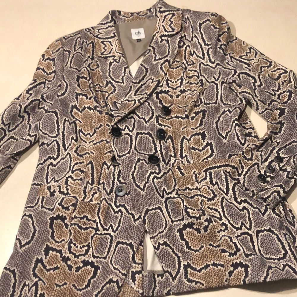 Snake skin Cabi jacket